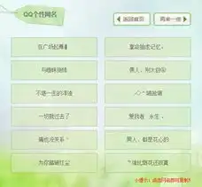 qq男生网名
