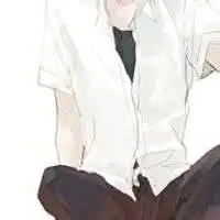 动漫男头二次元下半身黑白头像
