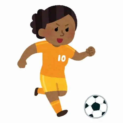 女足踢足球足球队少年足球卡通插画免扣素材手绘png4插画运动比赛健身
