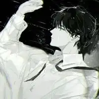 qq头像动漫男生黑白动漫黑白高冷男生qq头像
