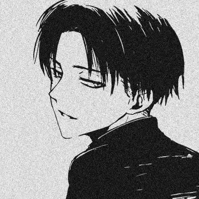 男生黑白灰色头像
