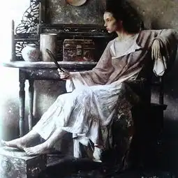 古典悠远吕建军人物肖像油画
