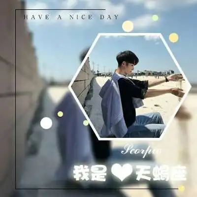 十二星座头像男生带字,你的头像该换了
