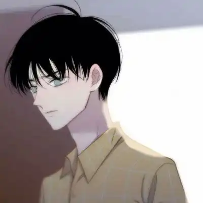 江孑手绘二次元男生头像
