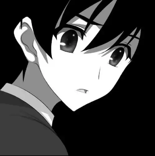 动漫头像超a的黑白男女头像
