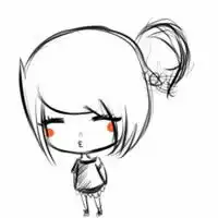 铅笔素描卡通头像另一个
