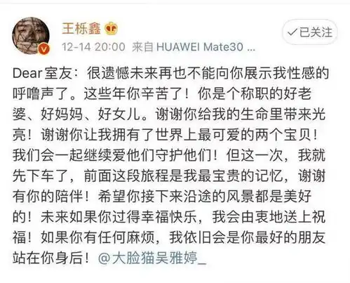 王栎鑫离婚和平分手也掩藏不了的玩乐人生,这一场,男人赢了
