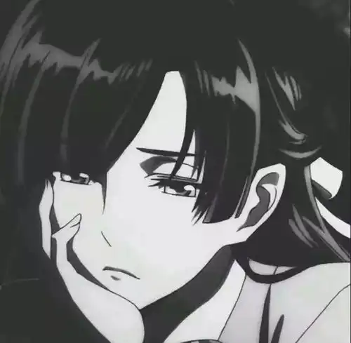 丧系女头丨黑白微丧女生头像失恋伤感

