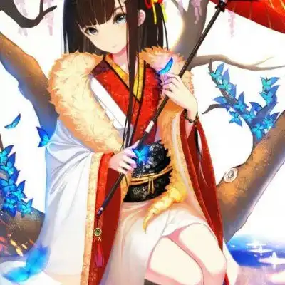 白苏二次元古风女头
