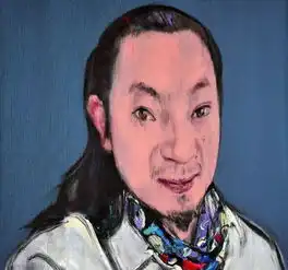 他把朋友圈大咖都油画画一遍
