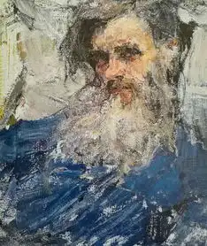 费欣油画人物原版作品,绝
