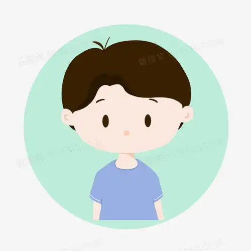 简约卡通头像手绘男