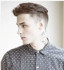 莫西干男生发型火爆全球的莫西干男生发型
