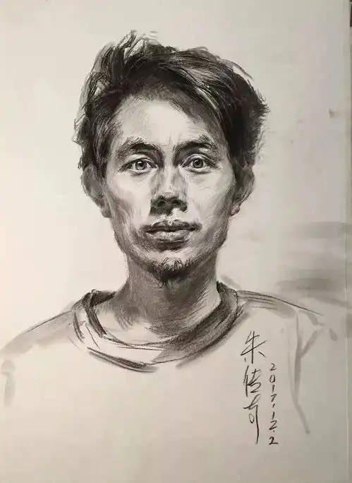 人像素描画法步骤图片素描头像如何深入塑造素描头像五官步骤及画法
