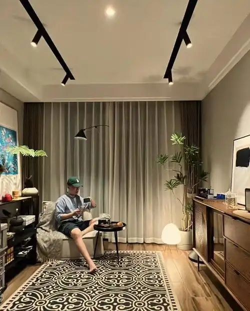 男主因太会布置而走红,仅凭一个客厅就圈粉无数,让人羡慕
