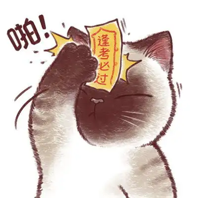 静态搞笑的帖符猫qq表情包
