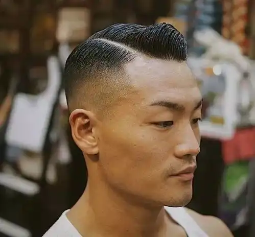 中国男生剪复古油头发型,原来可以这么帅
