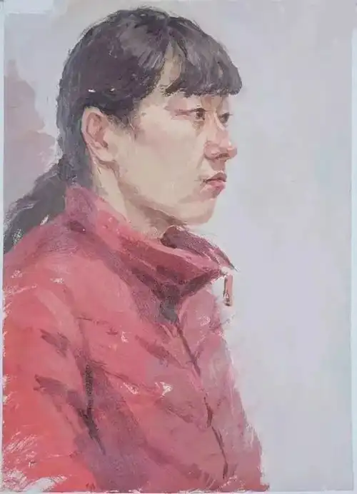 美院造型色彩头像画都是长这样的你怕了吧
