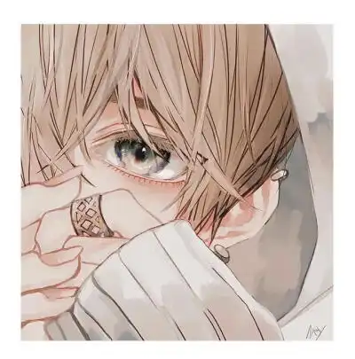 动漫男生头像眼镜
