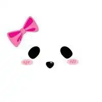 微信头像卡通女呆萌可爱小女孩
