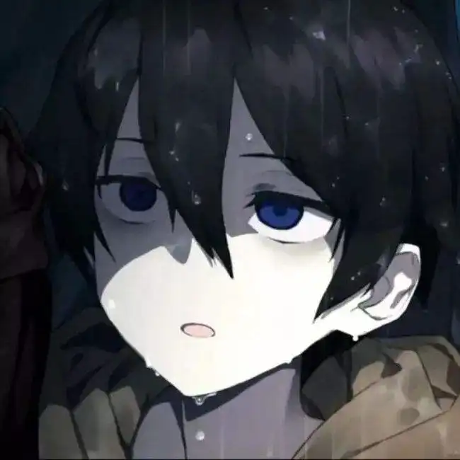 男生丧头
