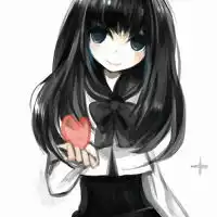 最新伤感微信头像图片大全咬红唇
