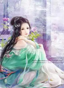 求一古风肚兜美女图片
