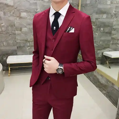 西服男士青年修身英伦韩版职业商务正装西装男外套英伦风伴郎团装
