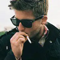 蓝底男生文艺动漫头像微信头像图片大全
