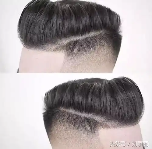 今秋男发就选侧分油头
