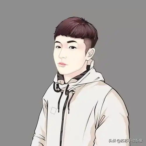 换个头像吧,适合中年男士用的手绘头像,简单大方帅气
