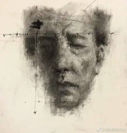 素描在虚与实之间的变化非常美,优秀抽象素描画欣赏
