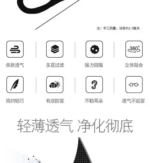 b明星鹿晗同款口罩黑色防尘透气可水洗防雾霾春秋冬季口罩男口罩女
