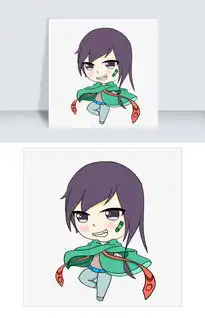 原创手绘q版人物披着风衣的男生png格式图片素材psb格式下载动漫人物大全
