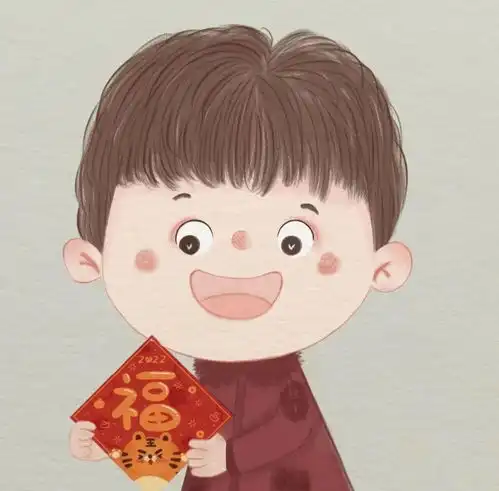 虎年动漫头像新年男头女头来换吧
