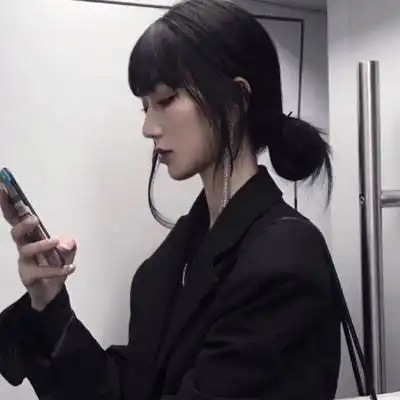 高冷女头霸气侧脸有气质的网红女头
