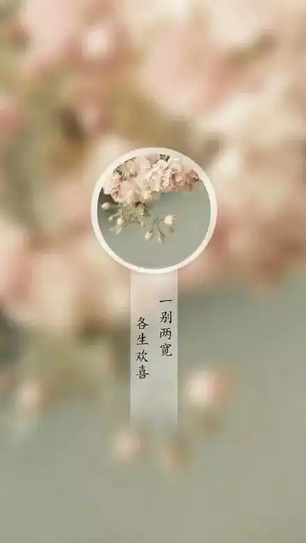 青听一颦一笑都成画,聚散离合皆是诗
