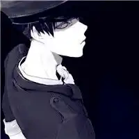 二次元黑白帅哥头像,喜欢换头像就换吧
