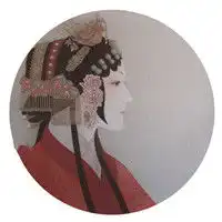 彩绘京剧女性头像图片大全若为软舞欺花旦难保余香笑树神
