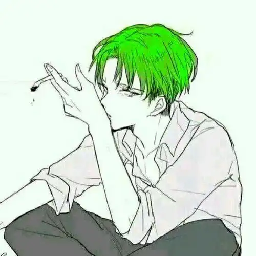 求把绿头发p成粉色谢谢
