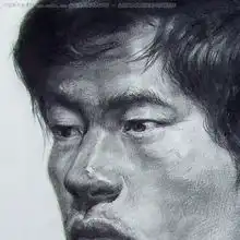 福建厦门,陈港辉,素描头像美术高考投稿作品2010051007
