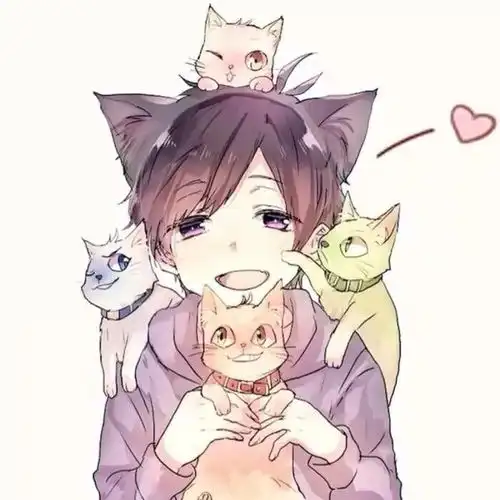 情侣头像是你填补我内心的空白
