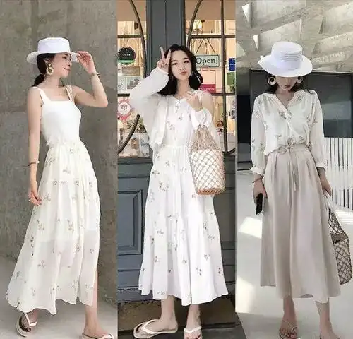 夏日优雅穿搭,拒绝花哨做个温婉大气的精致girl
