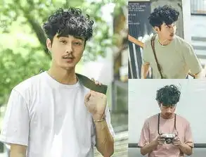 日式男生短发好看的潮男秋冬季发型图片
