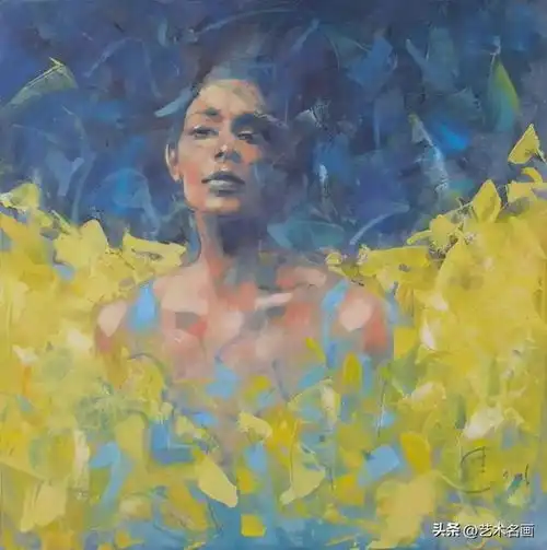独特的大笔触油画风格︱波兰女画家renatabrzozowska绘画作品
