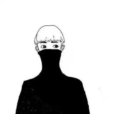 手绘头像男生黑白简约极简手绘黑白男生图片合集
