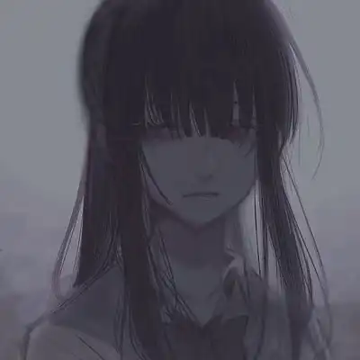 动漫女生暗黑系女生头像
