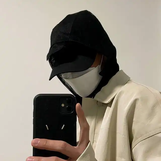 超酷不露脸的真人男生头像
