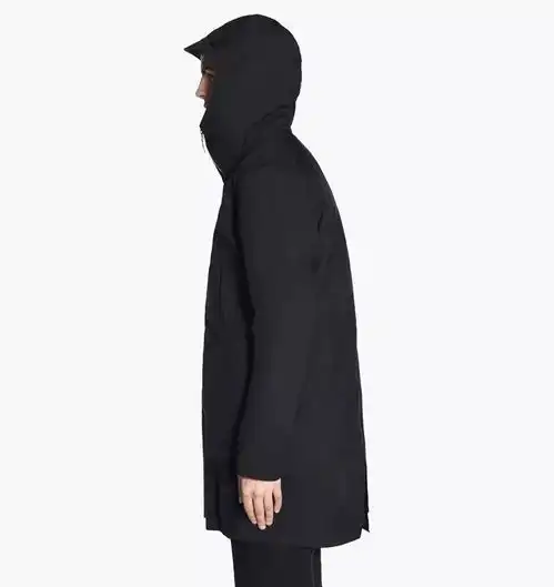 一件足矣,罕见高端牛货山东临沂出品3层goretex防水面料3维无缝压胶填充工艺男士高端商务外套羽绒服
