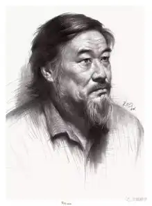 素描中老年头像大汇总
